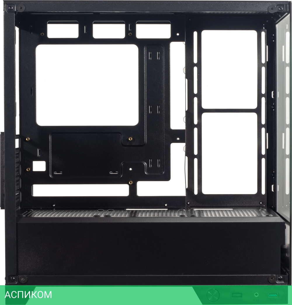 Корпус Formula Cristal Z1M черный без БП