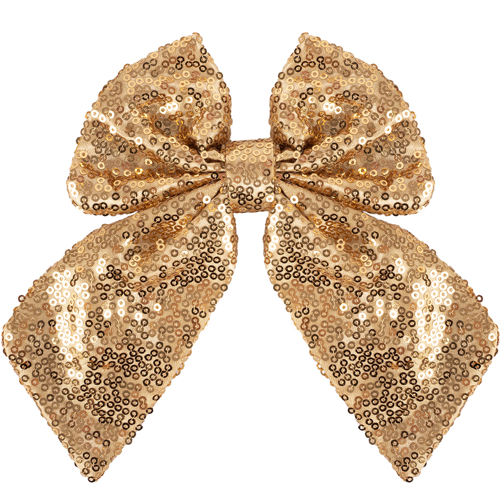 Декоративный бант Праздничные пайетки