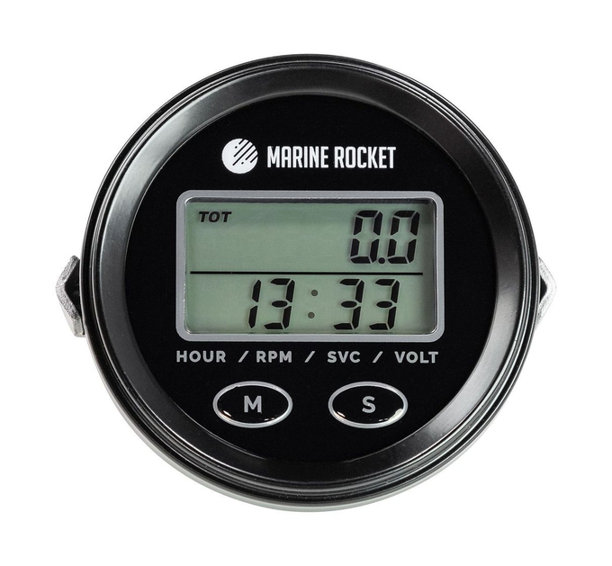 Тахометр универсальный со счетчиком моточасов, подсветкой и внешним питанием