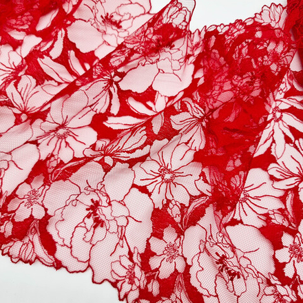 Вышивка на сетке КРАСНЫЕ РОЗЫ, 22см