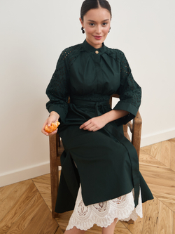 Платье кимоно ажурное