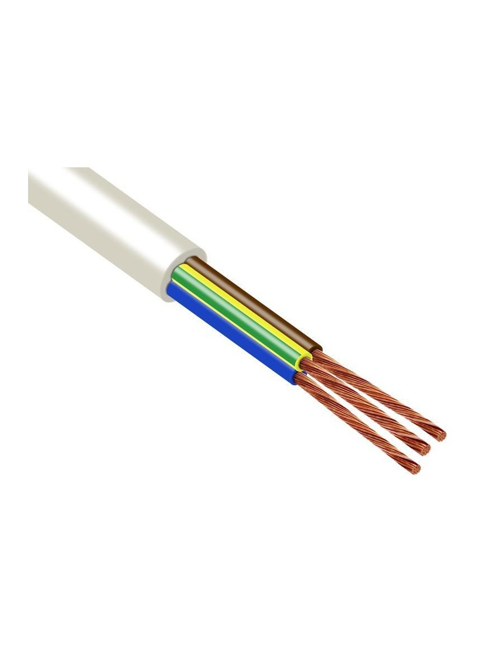 Провод ПВСнг(А)-LS 3х1.5 (2х1.5+1х1.5) 380В Б (уп.100м) ПромЭл 13431250