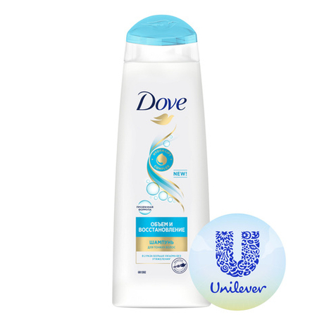 Dove 250мл. шампунь Объем и восстановление д/повр.волос