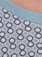 Детская футболка дФ-11/серый-экрюгорошки