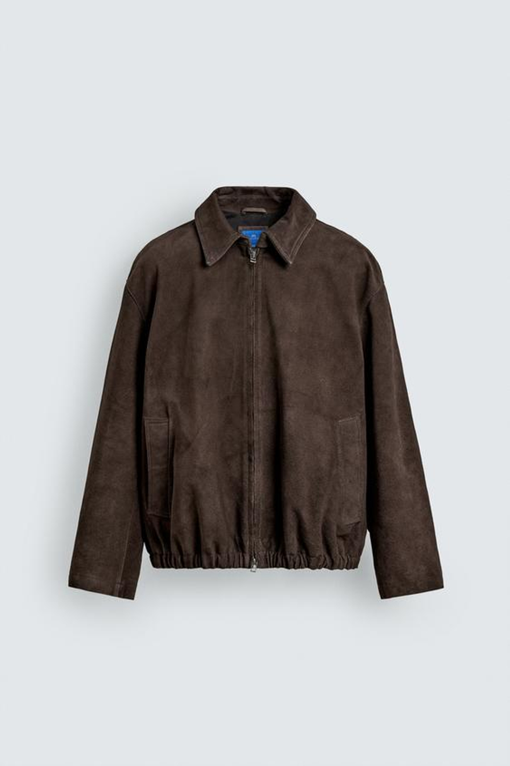 ZARA Х AARON LEVINE ЗАМШЕВАЯ КУРТКА REGULAR FIT, КОРИЧНЕВЫЙ
