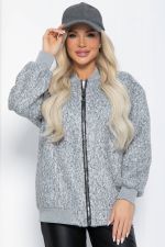 Бомбер Зара (серый) Б12516-7 LT Collection
