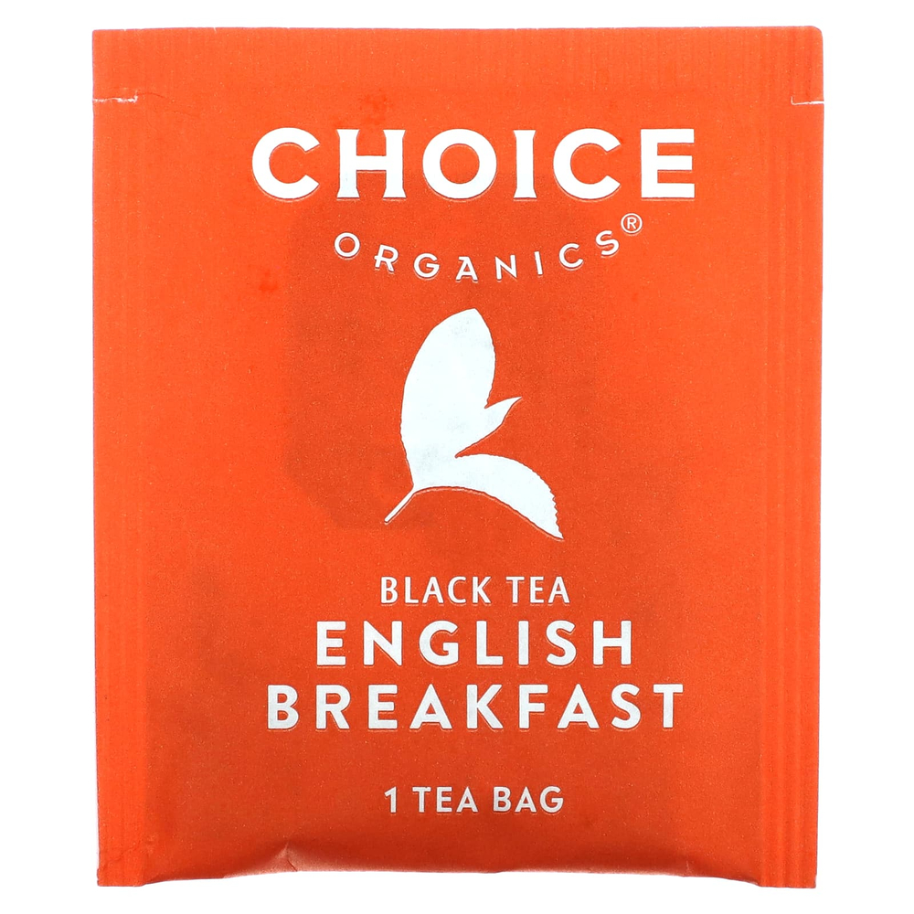 Choice Organics, Black Tea, English Breakfast, 16 чайных пакетиков, 32 г (1,12 унции)