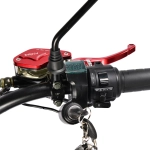 Электроскутер CityCoco WHITE SIBERIA BLACK SEA (SILVER) 5000W