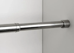 Штанга для шкафа, одежды 47-83 см раздвижная телескопическая