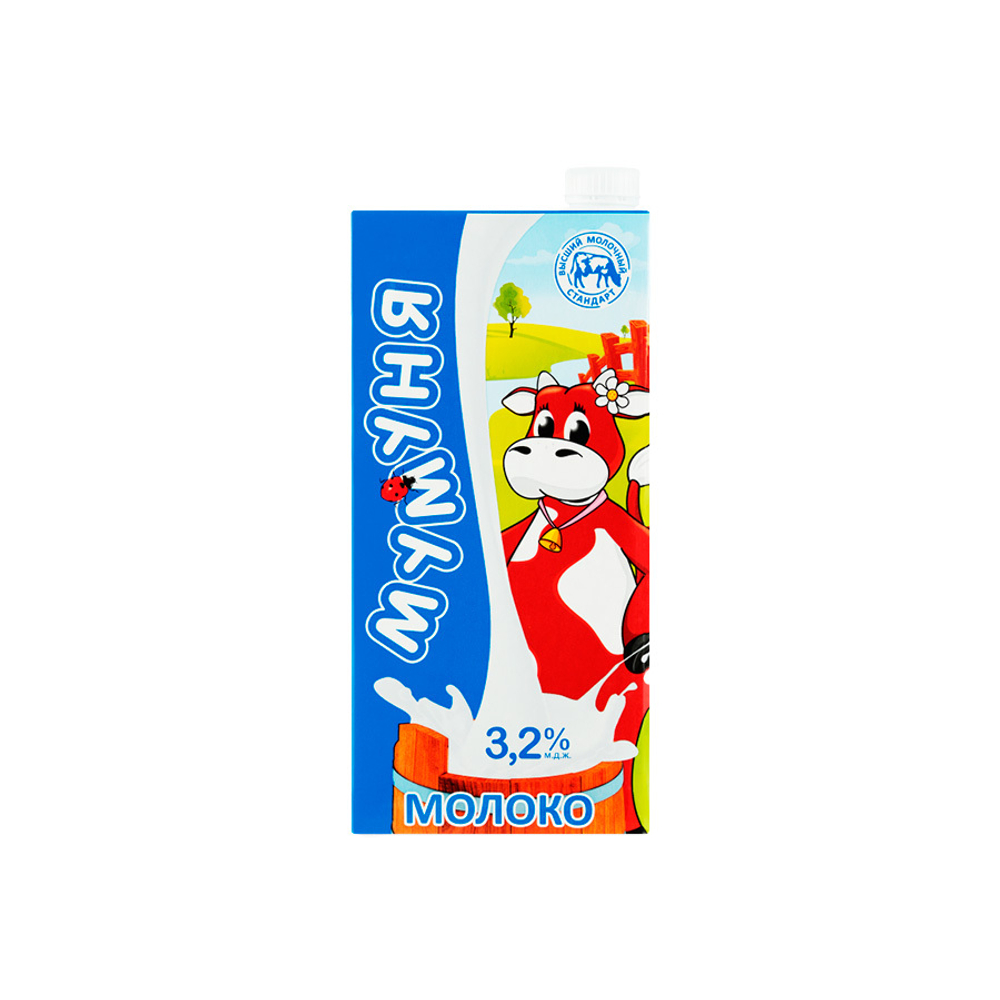 Молоко Мумуня 3,2 % 2 л т/п