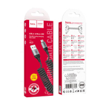 Кабель USB на Micro Hoco X121 (black) (Краснодар склад)