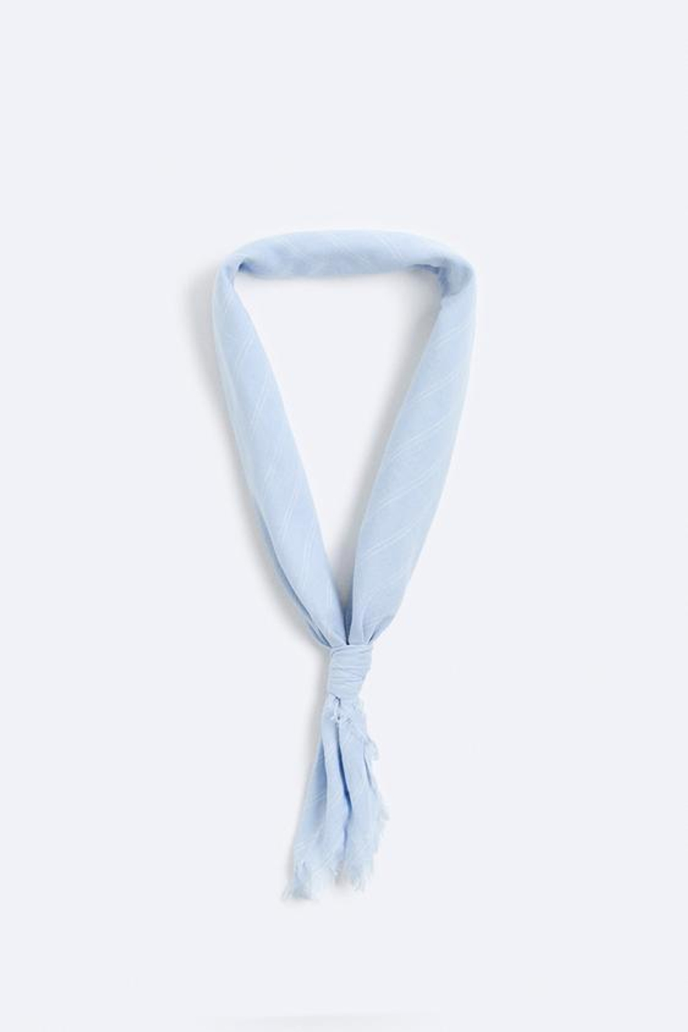 ZARA БАНДАНА В КЛЕТКУ, ГОЛУБОЙ