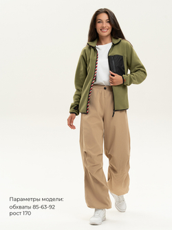 Флисовая толстовка унисекс Eiger olive  (XL)