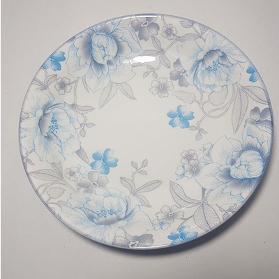Тарелка средняя Голубые цветы 20см.