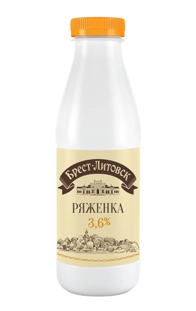 Ряженка &quot;Брест-Литовск&quot; 415г. Савушкин - купить не дорого в Москве