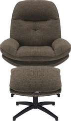 Кресло мягкое Everprof Lime Ткань Темно-коричневый