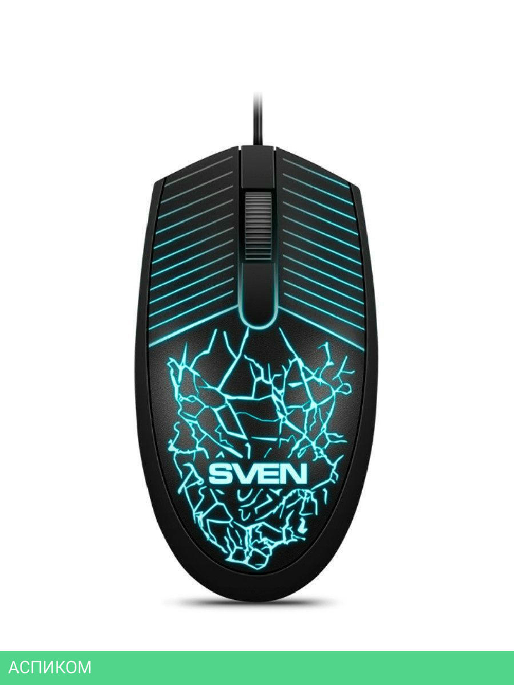 Мышь Sven RX-70 черный (SV-017262)