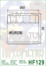 Фильтр масляный Hiflo Filtro HF129