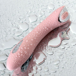 Розовый силиконовый вибратор 21см с электростимуляцией ToyFa Physics Tesla G-point 796003