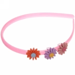 Ободок для волос детский на блистере «MiMi Boom - Ромашки», микс 6 цветов, 0,5см
