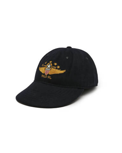 хлопковая кепка POLO RALPH LAUREN - черный(710A35606)