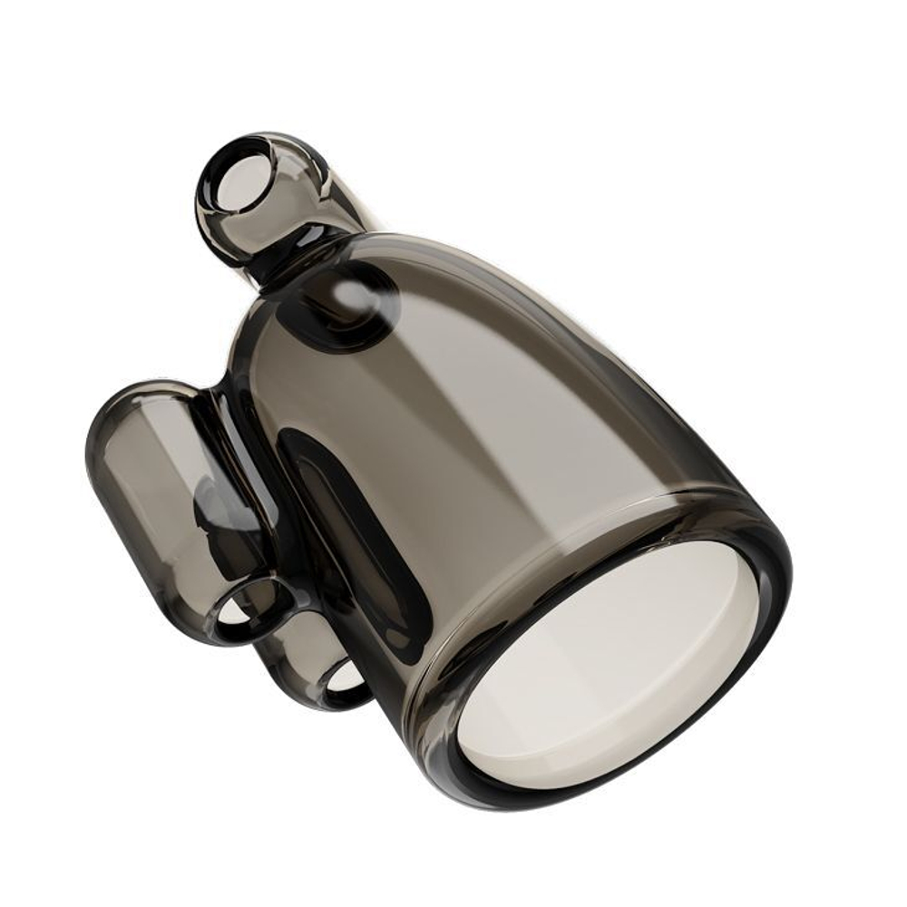 Насадка‑мастурбатор Baile Vibrating Crystal Cap III с 2 вибропулями