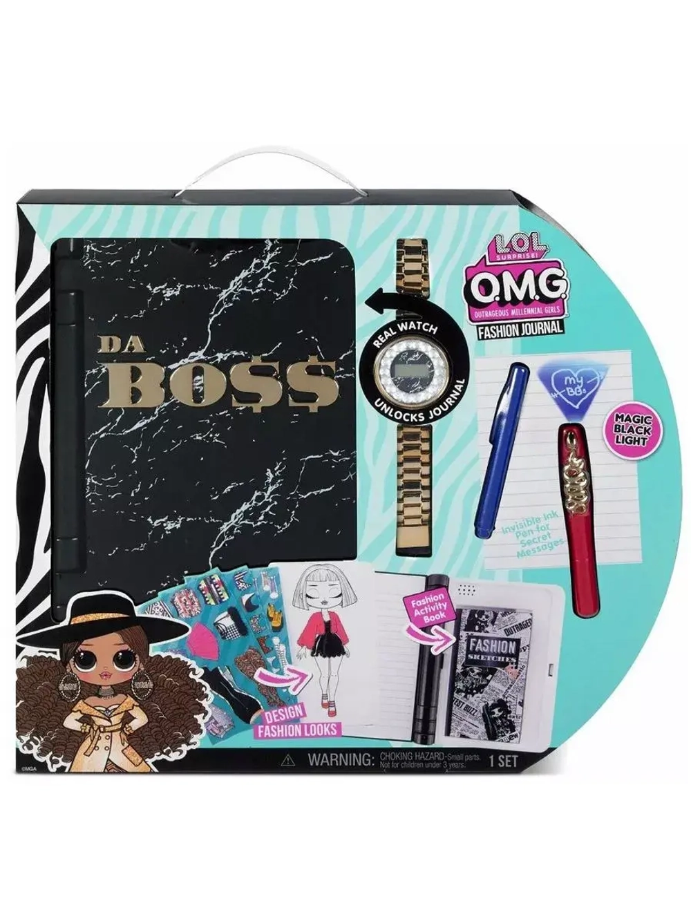 Набор Электронный блокнот Лол Lol Fashion Journal Da Boss