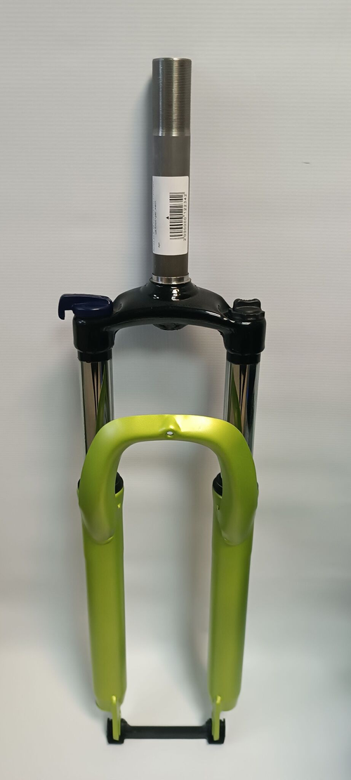 Вилка 27.5" 28.6,резьб,Disc,сталь,зел.цв,блок+рег.жест.