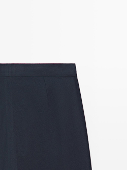 Massimo Dutti Свободные брюки прямого кроя - STUDIO, темно-синий