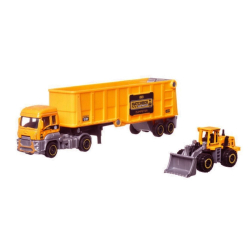 Matchbox - Транспортное средство Ford Cargo + автомобиль HLM81 / артикул   GBK70 HLM81  / GTIN 887961716740