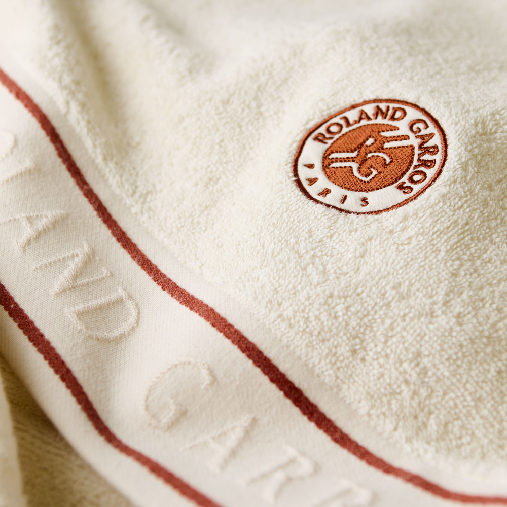 Полотенце теннисное Roland Garros Clay Eponge Brodee Serv1 - cream