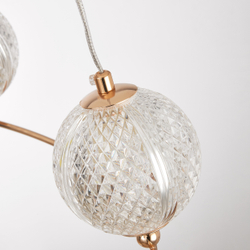 737063 Люстра ACRILE G9 6х6W(led) G9 ЗОЛОТО