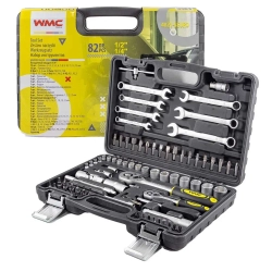 Набор инструментов 82пр. 1/4'', 1/2''(6гр)(4-22мм) WMC TOOLS WMC-4821-5EURO