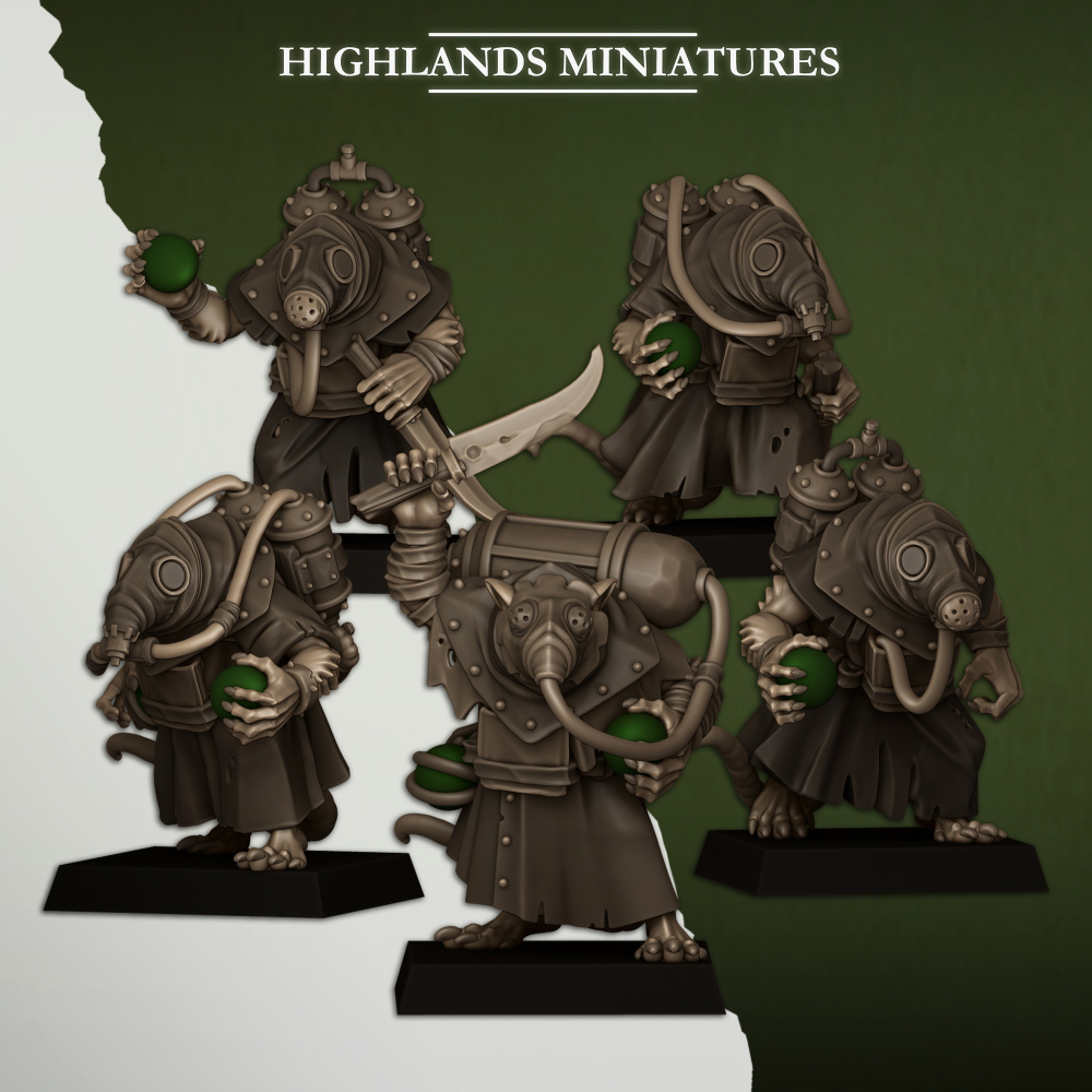 Миниатюра Skaven Porter Unit
