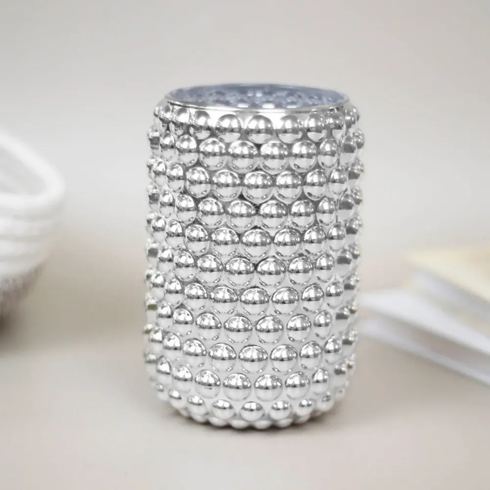 Подсвечник «Капли дождя» 8*12,5 см, Серебро Подсвечник «Капли дождя» 8*12,5 см, Серебро