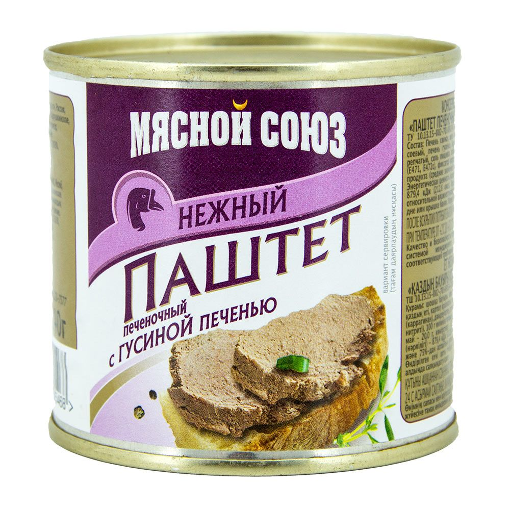 Паштет нежный Мясной союз с куриной печенью 240 гр