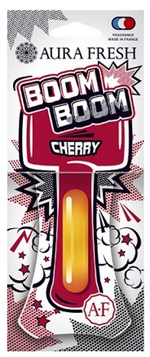 Ароматизатор для автомобиля AURA FRESH BOOM BOOM "вишня" с жидким центром