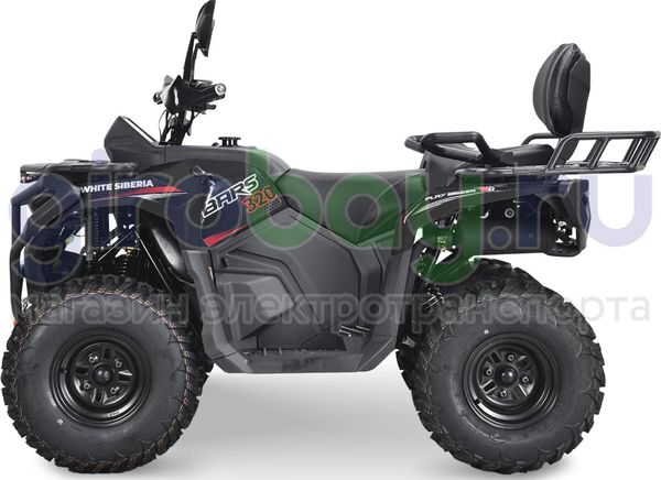 Бензиновый квадроцикл WHITE SIBERIA BARS 320 - Чёрный фото №3