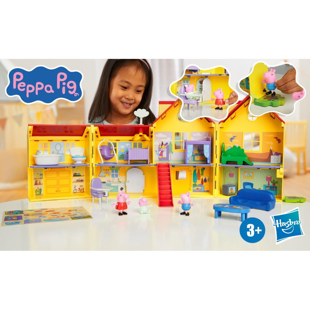 Hasbro Świnka Peppa - Большой семейный дом Пеппы + 3 фигурки G0508