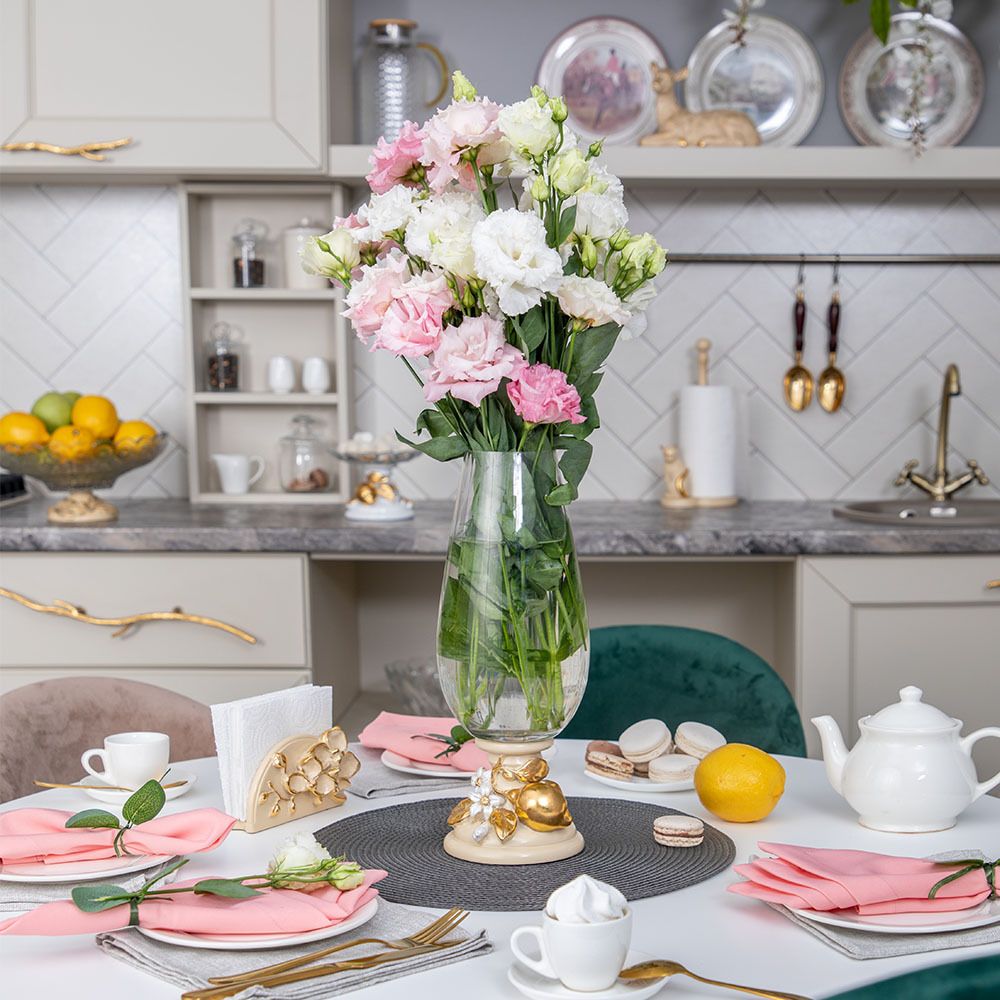 Ваза для цветов Лайм Дженоа Айвори