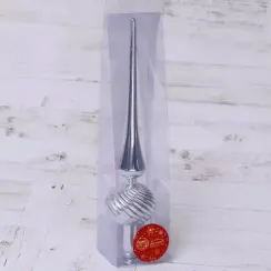 Макушка Классика полосы 25 см., серебро, Зимнее Волшебство (6537063)