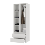 Хелен ШК 01 Шкаф 2-х дверный Белый / Белый