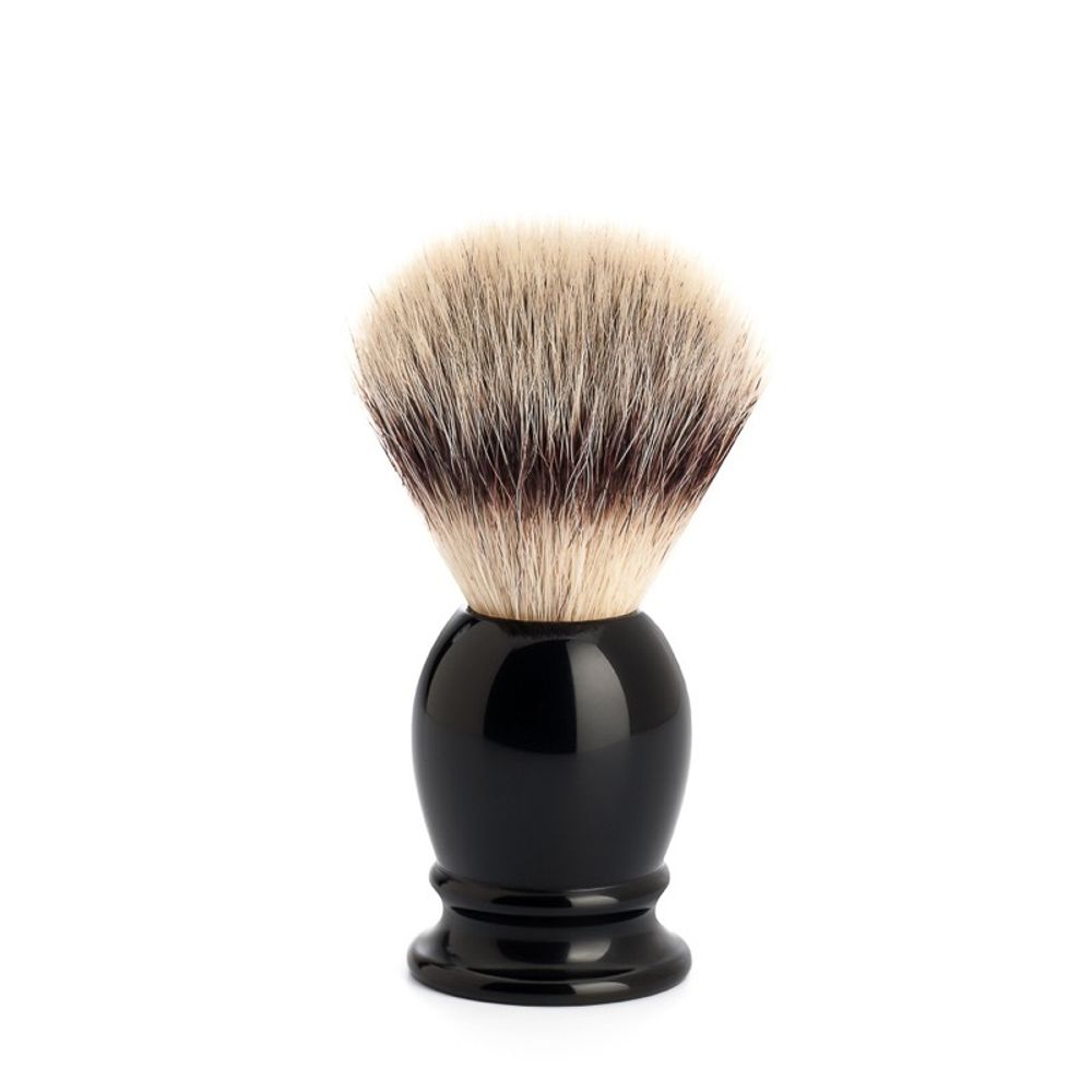 Помазок MUEHLE CLASSIC, фибра высшей категории Silvertip, черная смола, размер S (39 K 256)