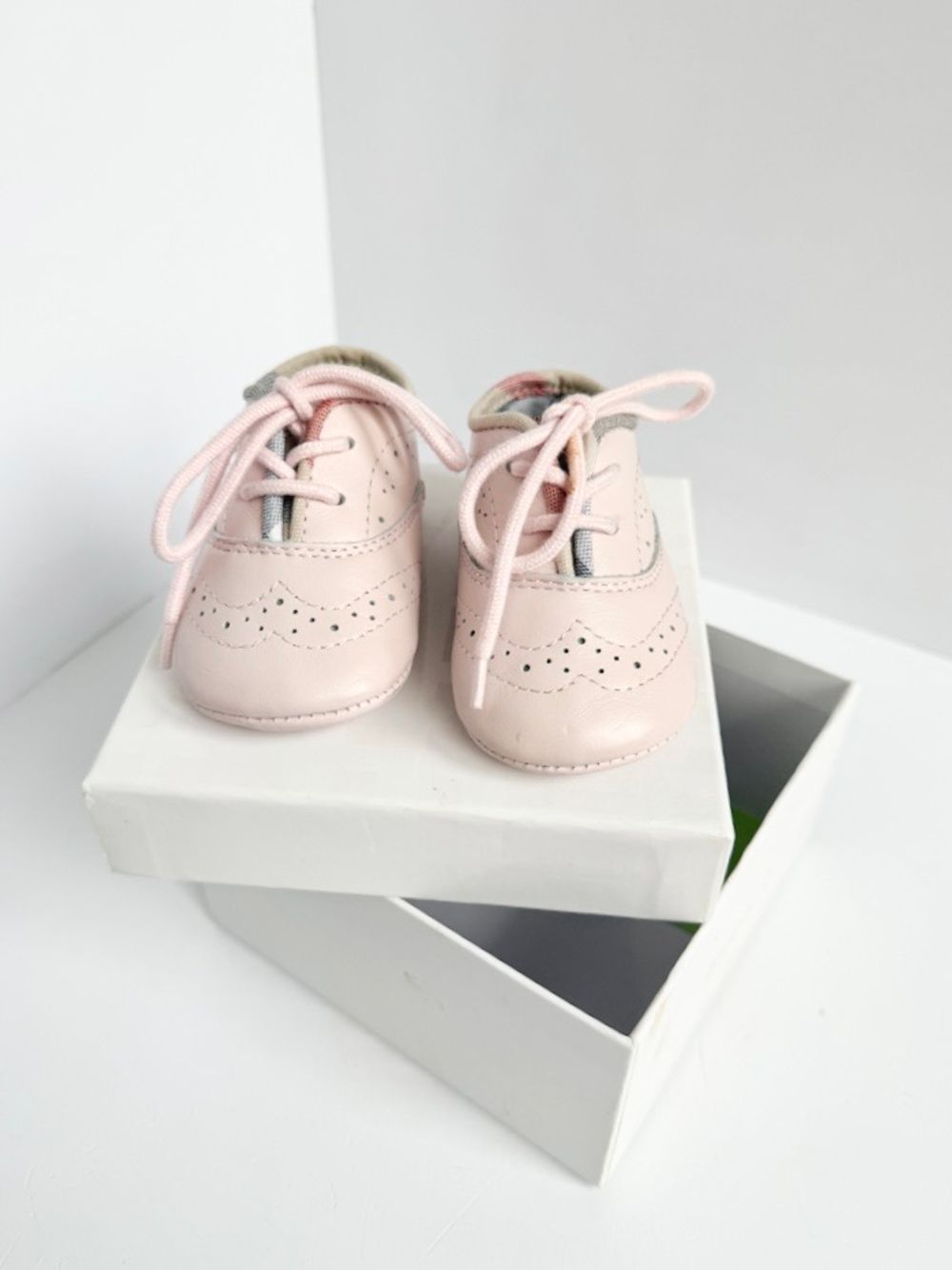 Кожаные пинетки Burberry, 17