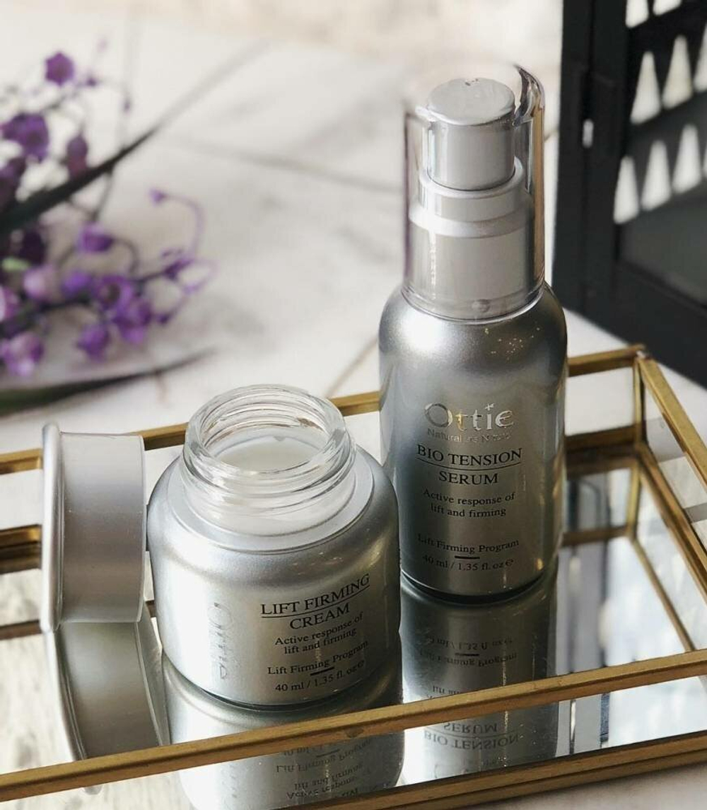 Ottie Антивозрастная лифтинг-сыворотка для лица с пептидами Bio Tension Serum, 30 мл
