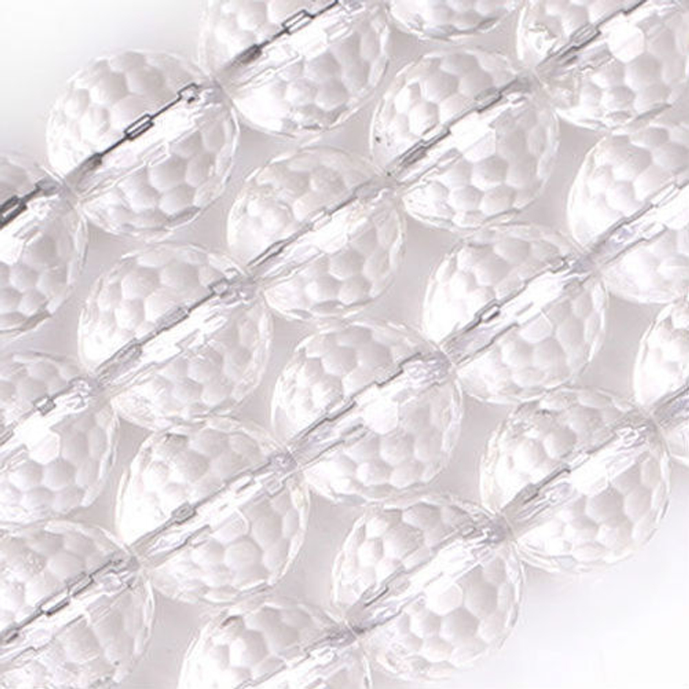 Бусина шар ограненный хрусталь асс.