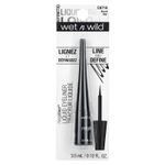 wet n wild, Жидкая подводка для глаз MegaLiner, C871A, черная, 3,5 мл (0,12 жидк. Унции)