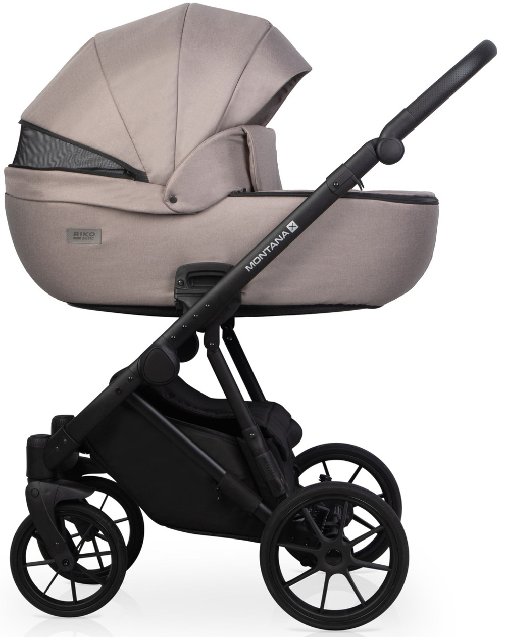 Детская коляска Riko Basic Montana X 3 в 1 50 Beige (бежевый)