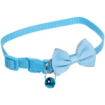 Ошейник с колокольчиком 1*19-32см «Zoo City-Классическая бабочка» микс цветов (минивложение 12шт)