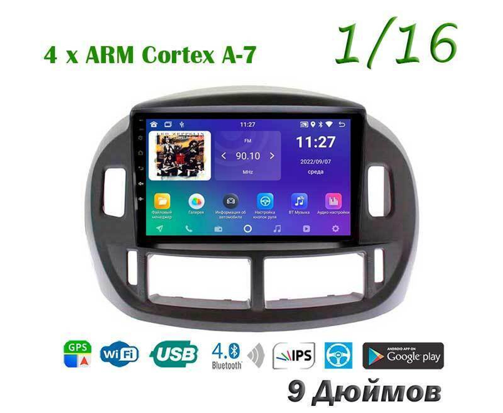 Topway TS7 1+16GB 8 ядер для Toyota Estima 2000-2005